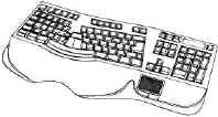 contoured keyboard